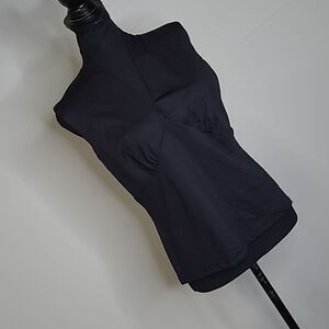 Style & co sz L black sleeveless top